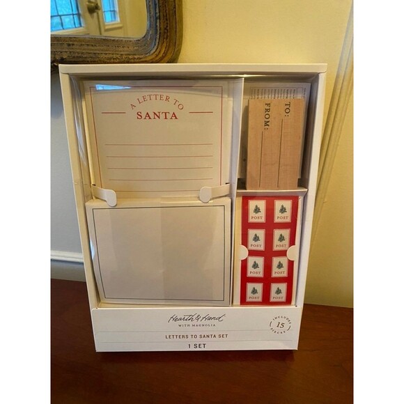 Hearth and Hand with Magnolia Letters to Santa Set Kids Christmas Tradition NWT - Picture 1 of 7